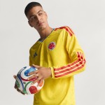 Maglia Colombia 2026 Home Edizione Giocatore Manica Lunga (Personalizzabile)