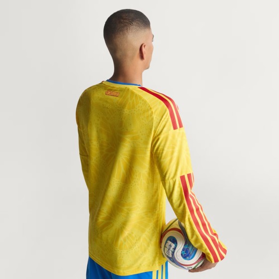Maglia Colombia 2026 Home Edizione Giocatore Manica Lunga (Personalizzabile)