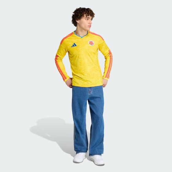 Maglia Home Colombia 2026 a Maniche Lunghe Versione Fan (Personalizzabile)