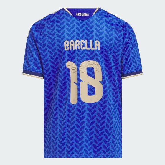 Italy 26 Home Barella Kids' Jersey